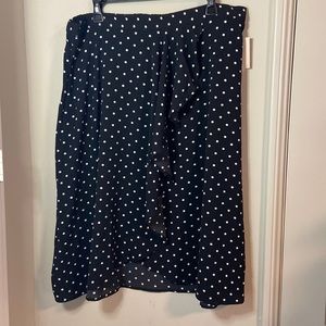 14th & Union Polka Dot Wrap Skirt